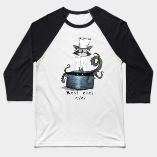 raccoon chef Baseball T-Shirt